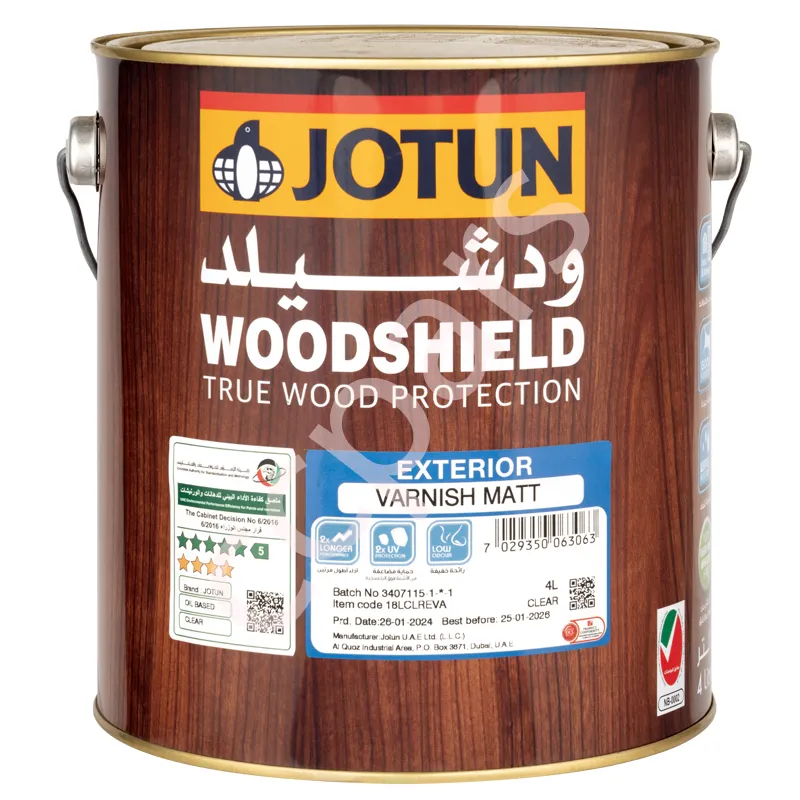 Woodshield-Exterior-Varnish-Matt رنگ وودشیلد Varnish